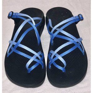 Chacos Z Cloud X2 Women’s Sz 11  2-Tone Blue Strappy Hiking Sandals Water Shoes